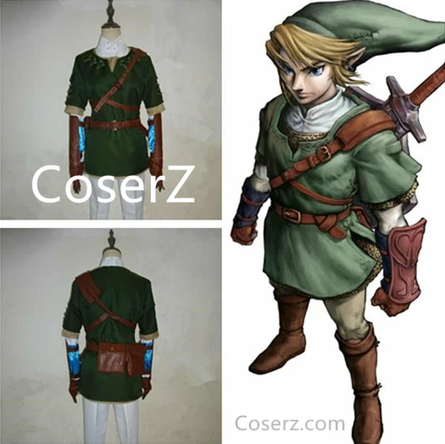 Game Custom The Legend Of Zelda Costume, Link Costume, Link Cosplay Costume Halloween 3 Game Custom The Legend Of Zelda Costume, Link Costume, Link Cosplay Costume Halloween