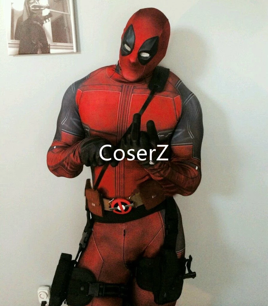 Coserz Superhero Cosplay Deadpool Custome 3D Digital Print Deadpool Cosplay Costume For Adult/Kids Promotion 3 Coserz Superhero Cosplay Deadpool Custome 3D Digital Print Deadpool Cosplay Costume For Adult/Kids Promotion