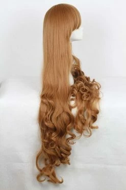 Wigs 40 Inches Blonde Long Curly Cosplay Wig Lolita Anime Wig