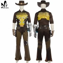 Game OW Jesse McCree Cosplay Costume Halloween Costume