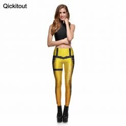 Game Overwatch Tracer Leggings Fighting Straps Leggings Printed Pants Trousers Stretch Pants