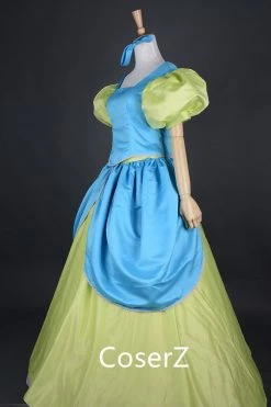 Princess Cinderella Evil Sisters Costume Blue Style