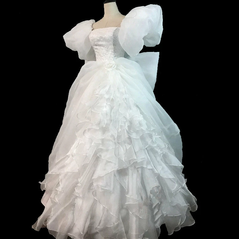 Movie Enchanted Princess Giselle Dress, Giselle Cosplay Costume, Giselle Costume Custom Made 6 Movie Enchanted Princess Giselle Dress, Giselle Cosplay Costume, Giselle Costume Custom Made