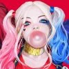 Princess Suicide Squad Harley Quinn Wig Cosplay Curly Ponytail Wig Hair