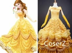 Princess Custom-made Beauty And The Beast Belle Dress, Belle Costume Halloween Costume
