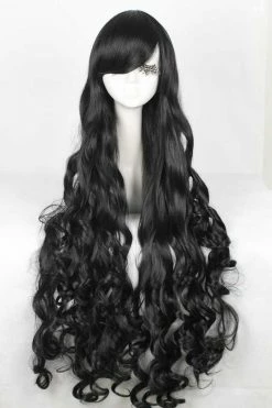 Wigs 40 Inches Blonde Long Curly Cosplay Wig Lolita Anime Wig