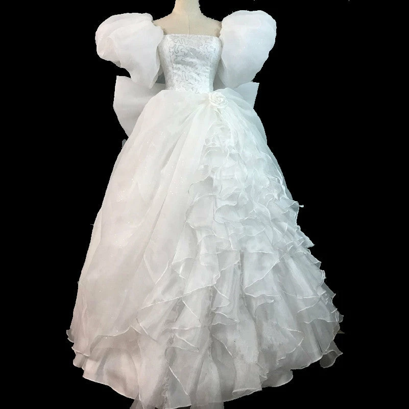 Movie Enchanted Princess Giselle Dress, Giselle Cosplay Costume, Giselle Costume Custom Made 7 Movie Enchanted Princess Giselle Dress, Giselle Cosplay Costume, Giselle Costume Custom Made