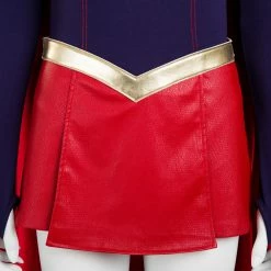 Comic Supergirl Costume Women Full Set Supergirl Cosplay Costume With Boots Cover