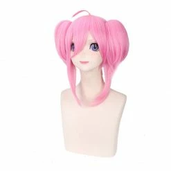Wigs Star Guardian Lux Cosplay Wig The Lady Of Luminosity Double Ponytail Wig Halloween Pink Hair