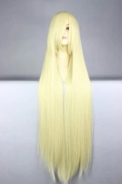 100 Cm Harajuku Anime Cosplay Wigs Young Long Straight Blonde Costume Party Wigs For Women 22 Colors