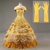Custom-made Beauty And The Beast Princess Belle Dress Cosplay Costume