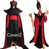 Coserz Custom Aladdin Jafar Villain Costume, Jafar Villain Cosplay Halloween Costume