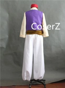Coserz Promotion Custom Aladdin Lamp Cosplay Aladdin Costume Full Set