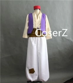 Coserz Promotion Custom Aladdin Lamp Cosplay Aladdin Costume Full Set