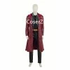 Coserz Fullmetal Alchemist Edward Elric Coat Cosplay Costume Leather Trench Coat Only Promotion