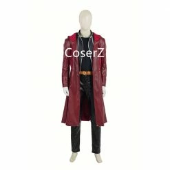 Coserz Fullmetal Alchemist Edward Elric Coat Cosplay Costume Leather Trench Coat Only Promotion