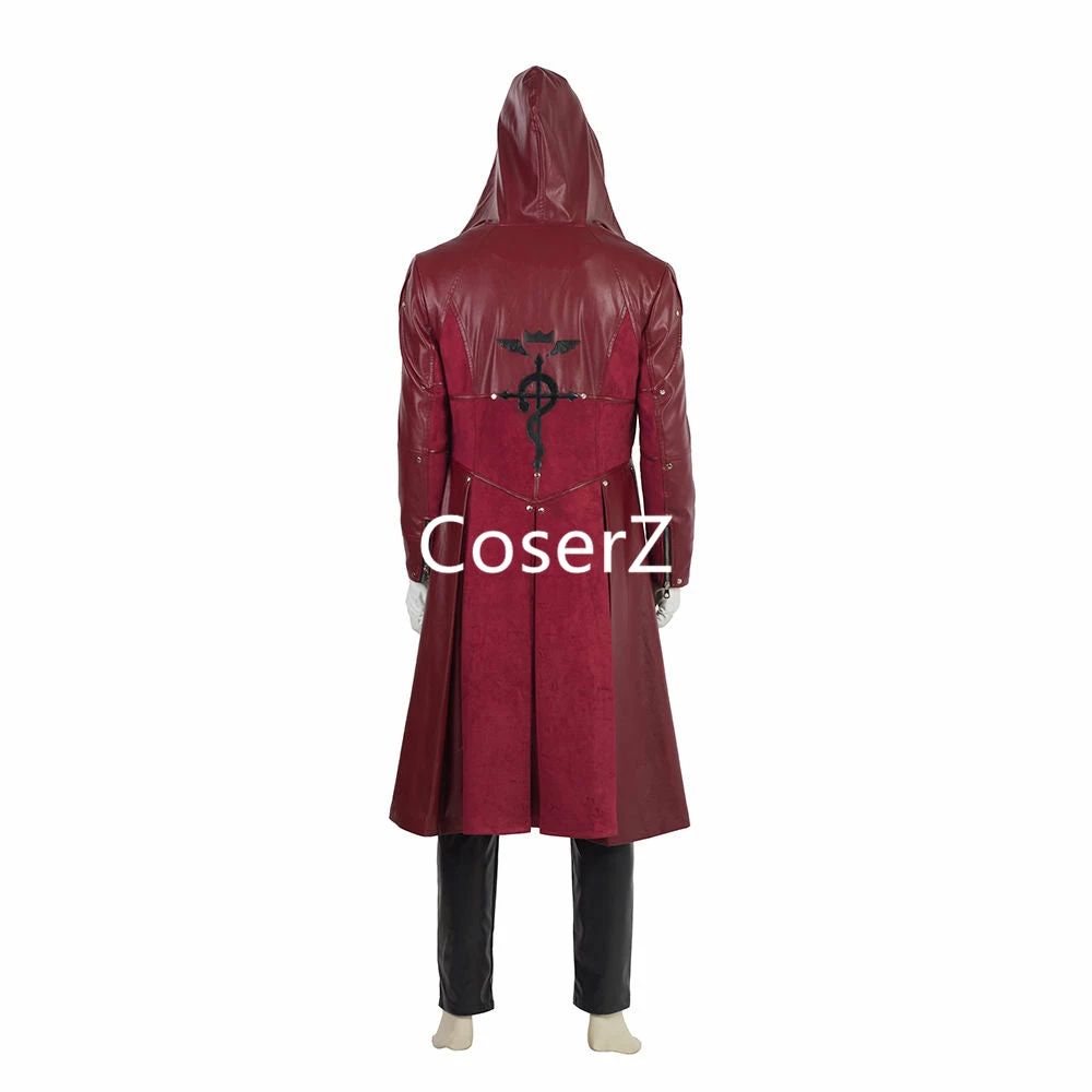 Coserz Fullmetal Alchemist Edward Elric Coat Cosplay Costume Leather Trench Coat Only Promotion 6 Coserz Fullmetal Alchemist Edward Elric Coat Cosplay Costume Leather Trench Coat Only Promotion