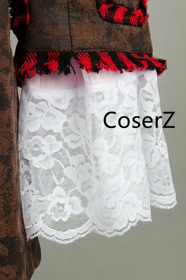 Coserz Alice In Wonderland Johnny Depp Mad Hatter Cosplay Costume With Jacket Pants Tie Full Set Promotion 4 Coserz Alice In Wonderland Johnny Depp Mad Hatter Cosplay Costume With Jacket Pants Tie Full Set Promotion