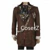 Coserz Alice In Wonderland Johnny Depp Mad Hatter Cosplay Costume With Jacket Pants Tie Full Set Promotion
