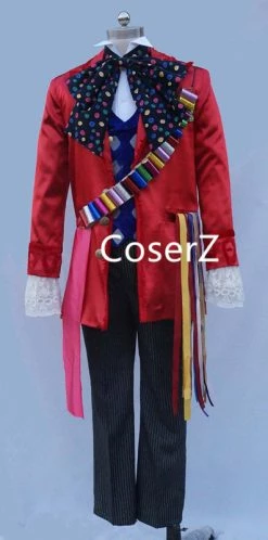 Coserz Alice In Wonderland 2 Mad Hatter Cosplay Costume Adult Promotion