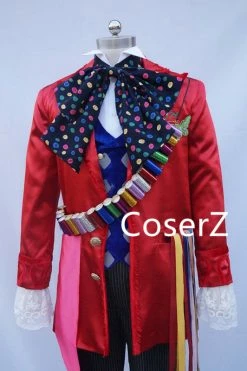 Coserz Alice In Wonderland 2 Mad Hatter Cosplay Costume Adult Promotion