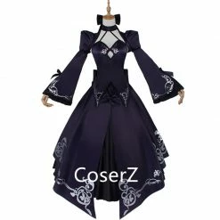 Coserz Alter Saber Cosplay Costume Fate Stay Night Costume UBW Arturia Black Dress Promotion
