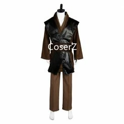 Coserz Star Wars Cosplay Costume Anakin Skywalker Costume Cosplay Halloween Outfit With Cape Set