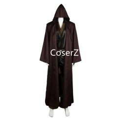 Coserz Star Wars Cosplay Costume Anakin Skywalker Costume Cosplay Halloween Outfit With Cape Set
