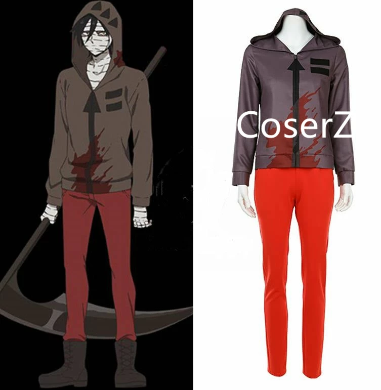 Coserz Angels Of Death Isaac Foster Zack Cosplay Costume 3 Coserz Angels Of Death Isaac Foster Zack Cosplay Costume