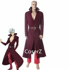 Coserz Promotion Anime Seven Deadly Sins Ban Cosplay Costume, Fox's Sin Of Greed Nanatsu No Taizai: Imashime No Fukkatsu Costume