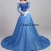 Coserz Princess Aurora Blue Dress, Sleeping Beauty Aurora Blue Costume 1 Coserz Princess Aurora Blue Dress, Sleeping Beauty Aurora Blue Costume