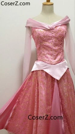 Sleeping Beauty Princess Aurora Dress, Aurora Cosplay Costume For Girls & Adult