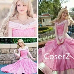 Custom-made Aurora Dress, Princess Aurora Costume, Aurora Cosplay Costume