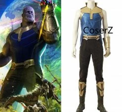 Coserz Avengers Infinity War Villain Thanos Cosplay Costume