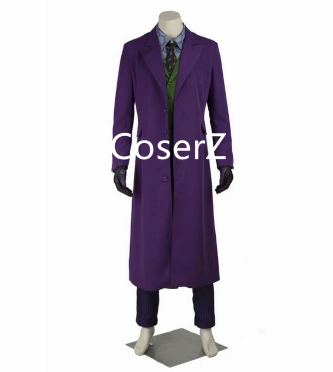 Coserz Promotion Halloween Costumes For Men Joker Jacket Batman The Dark Knight Joker Cosplay Costume Carnival Cosplay Fancy Joker Costume Batman 5 Coserz Promotion Halloween Costumes For Men Joker Jacket Batman The Dark Knight Joker Cosplay Costume Carnival Cosplay Fancy Joker Costume Batman