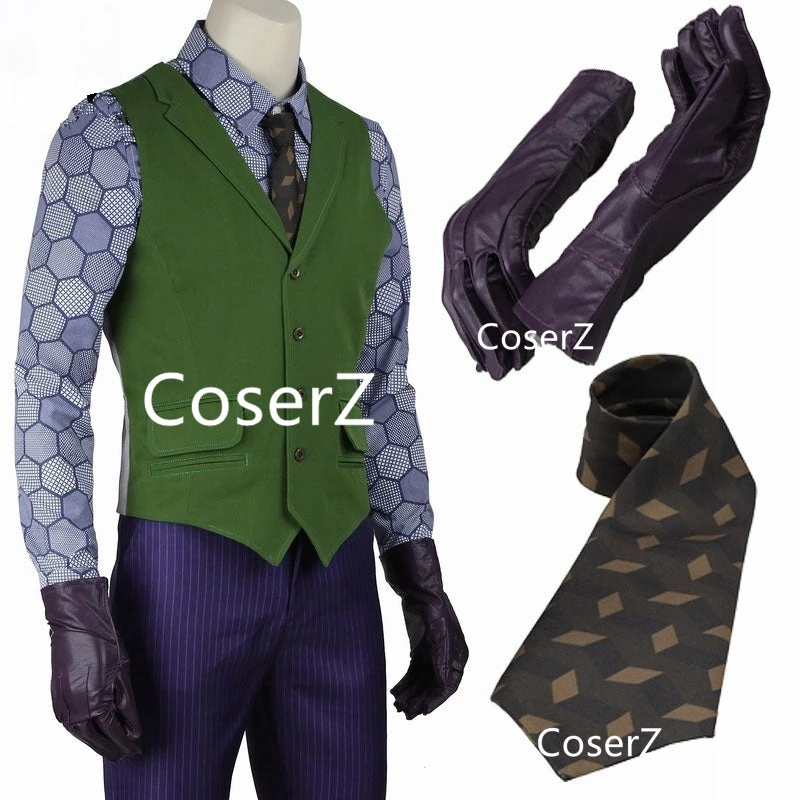 Coserz Promotion Halloween Costumes For Men Joker Jacket Batman The Dark Knight Joker Cosplay Costume Carnival Cosplay Fancy Joker Costume Batman 10 Coserz Promotion Halloween Costumes For Men Joker Jacket Batman The Dark Knight Joker Cosplay Costume Carnival Cosplay Fancy Joker Costume Batman