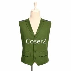 Coserz Promotion Batman Joker Vest Waistcoat Green Vest Cosplay Costume