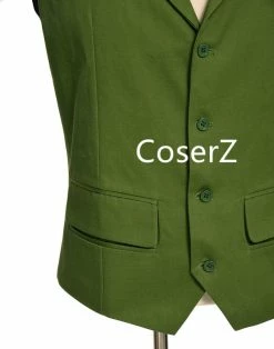Coserz Promotion Batman Joker Vest Waistcoat Green Vest Cosplay Costume