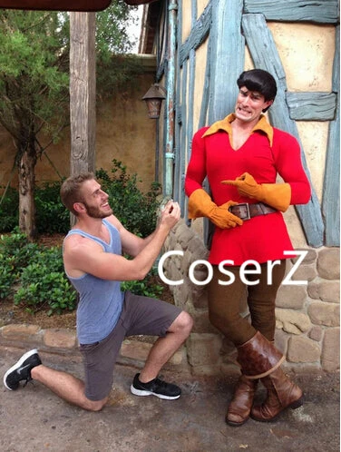 Coserz Custom Beauty And The Beast Cosplay Costume Gaston Costume With Top Gloves Belt Beauty And Beast 6 Coserz Custom Beauty And The Beast Cosplay Costume Gaston Costume With Top Gloves Belt Beauty And Beast