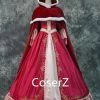 Princess Belle Dress, Belle Cosplay Costume With Cape From Beauty And The Beast 1 Princess Belle Dress, Belle Cosplay Costume With Cape From Beauty And The Beast