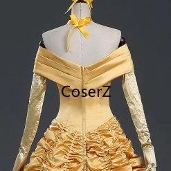 Coserz Belle Dress, Beauty And The Beast Dress Princess Prom Ball Gown Without Cloak Promotion