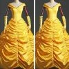Princess Custom Beauty And The Beast Belle Costume, Belle Dress Halloween Costume Lace Up Back