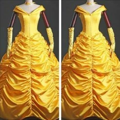 Princess Custom Beauty And The Beast Belle Costume, Belle Dress Halloween Costume Lace Up Back