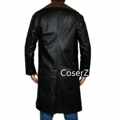 Coserz Promotion Blade Runner 2049 Officer K Trench Cosplay Costume, Ryan Gosling Jacket Long Leather Coat 13 Coserz Promotion Blade Runner 2049 Officer K Trench Cosplay Costume, Ryan Gosling Jacket Long Leather Coat