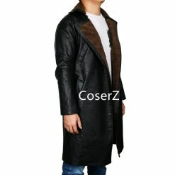 Coserz Promotion Blade Runner 2049 Officer K Trench Cosplay Costume, Ryan Gosling Jacket Long Leather Coat 14 Coserz Promotion Blade Runner 2049 Officer K Trench Cosplay Costume, Ryan Gosling Jacket Long Leather Coat