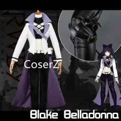 Coserz Blake Belladonna Costume RWBY White Season 4 Black Belladonna Cosplay Costume Promotion