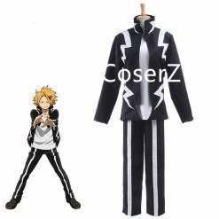 Coserz Promotion Anime My Hero Academia Kaminari Denki Cosplay Costume, Boku No Hero Academia Cosplay Costume