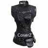 Coserz Promotion Custom Burlesque Costume Jacket With Corsets Bustiers Plus Size
