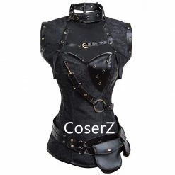 Coserz Promotion Custom Burlesque Costume Jacket With Corsets Bustiers Plus Size