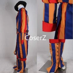 Coserz Promotion Custom Made Carnival Switzerland Soldiers Costume Cosplay Costume Swiss Guard Costume
